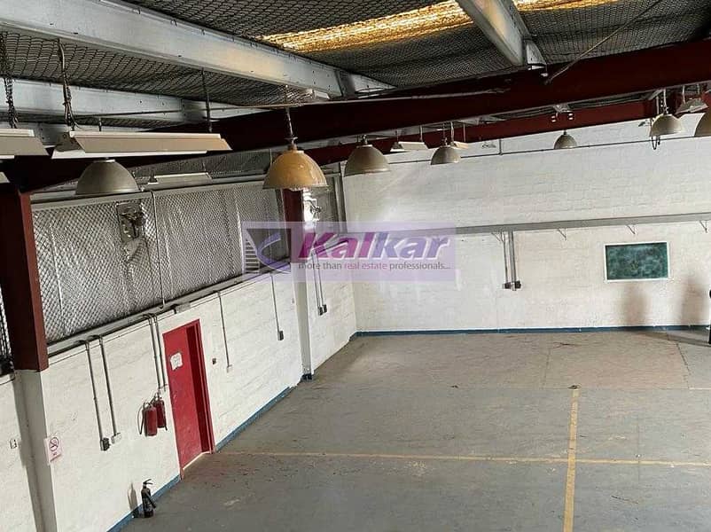 2 !! 120 KW POWER COMMERCIAL WAREHOUSE IN ALQUOZ 4 AED : 125k !!
