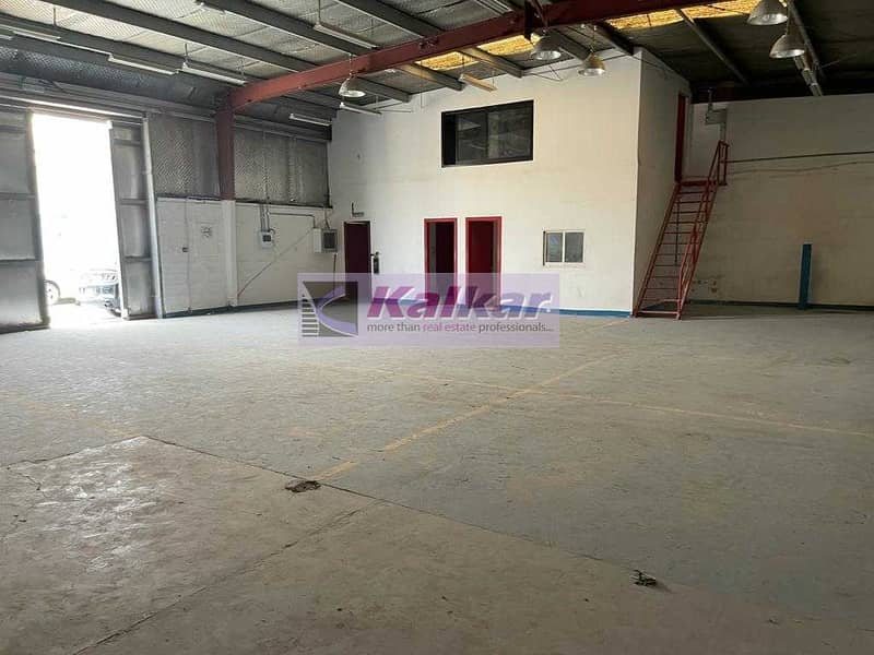 3 !! 120 KW POWER COMMERCIAL WAREHOUSE IN ALQUOZ 4 AED : 125k !!