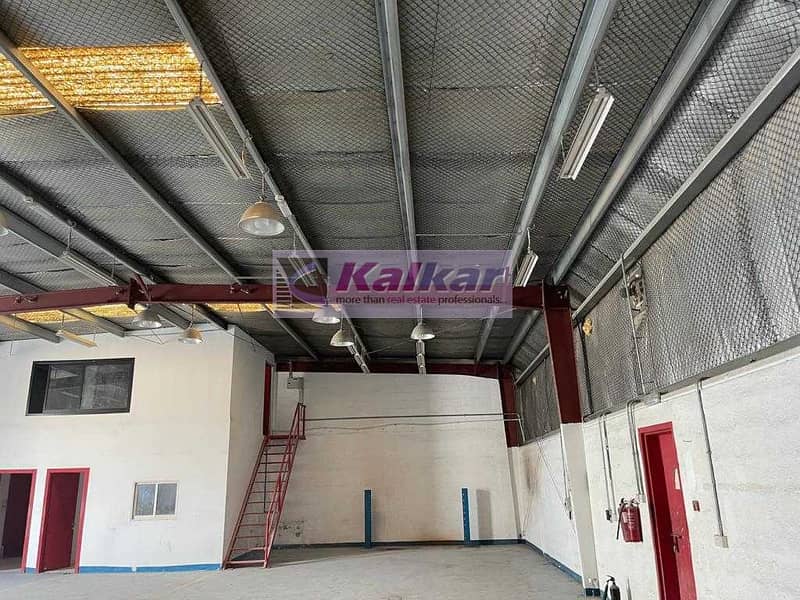 5 !! 120 KW POWER COMMERCIAL WAREHOUSE IN ALQUOZ 4 AED : 125k !!