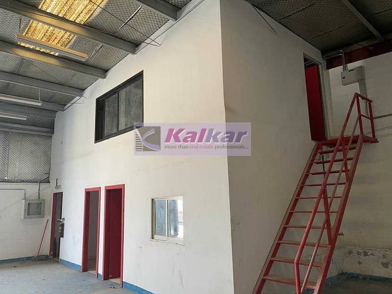 6 !! 120 KW POWER COMMERCIAL WAREHOUSE IN ALQUOZ 4 AED : 125k !!