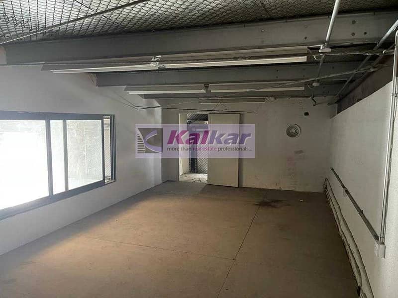 10 !! 120 KW POWER COMMERCIAL WAREHOUSE IN ALQUOZ 4 AED : 125k !!