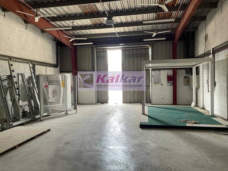 5 !! 1400 KW POWER WAREHOUSE IN ALQUOZ FOR RENT AED: 500K !!