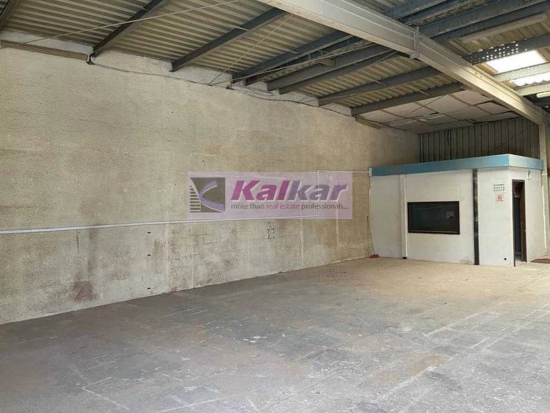 7 !! GOOD LOCATION COMMERCIAL WAREHOUSE IN ALQUOZ AED: 75K !!