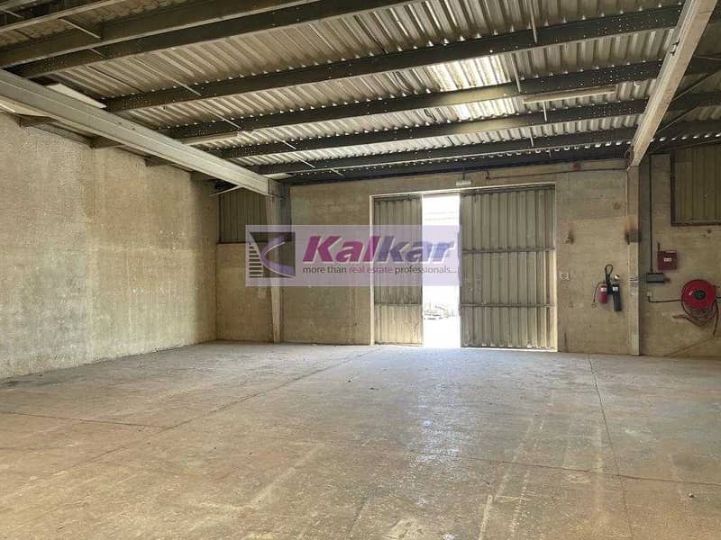 8 !! GOOD LOCATION COMMERCIAL WAREHOUSE IN ALQUOZ AED: 75K !!