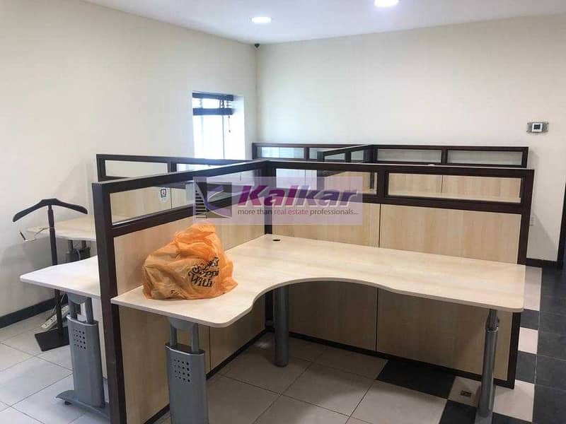 7 !! GOOD LOCATION 3000 SQFT FURNISHED OFFICE IN ALQUOZ AED: 250