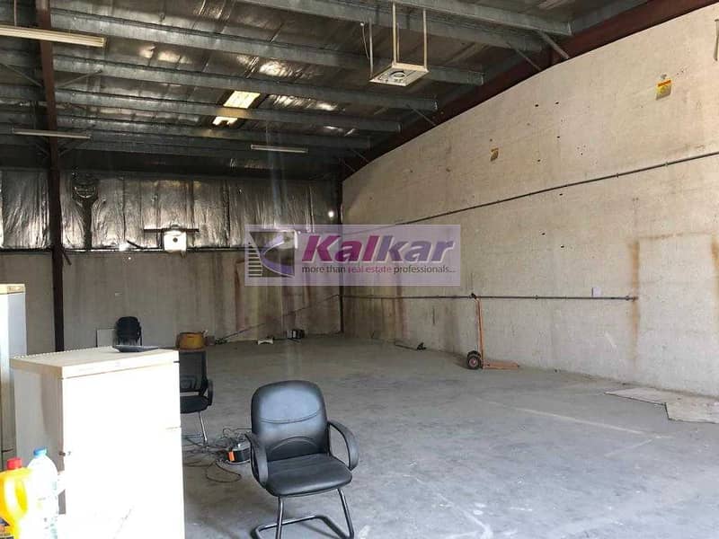 3 !! GOOD LOCATION COMMERCIAL WAREHOUSE WITH OFFICE IN ALQUOZ AED: 80