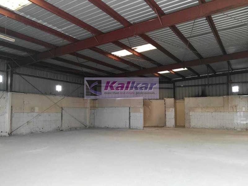 8 Ras Al Khor - commercial warehouse with three phase power connection of 3500 Sq. Ft RENT - AED. 115K (Including GOVT TAX)