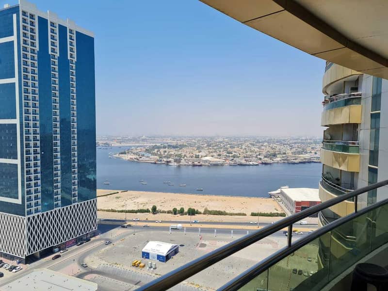 Sea View 2 BHK with Parking  Available for Rent in Horizon Towers Ajman