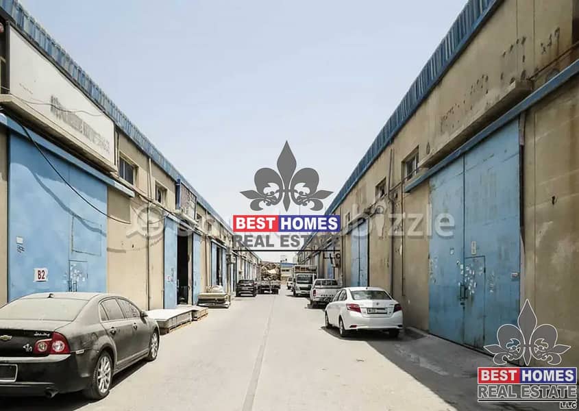 12 Warehouse Available For Rent Different Sizes in Ajman