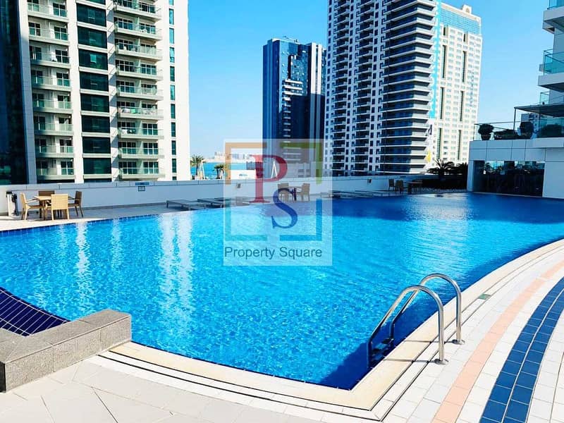 11 Excellent Sea Facing 1BR Apt with Balcony  & Close Kitchen