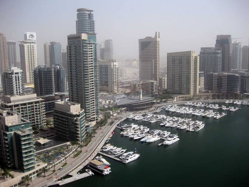 3 1 Bedroom with yacht View at Marina Quays Dubai Marina