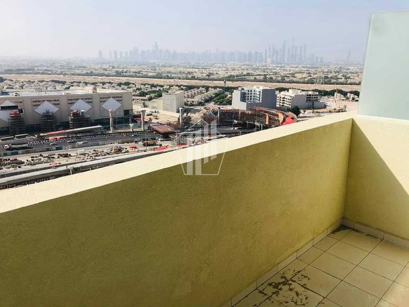 9 Studio furnished for Rent | Community View |  Damac Ghalia