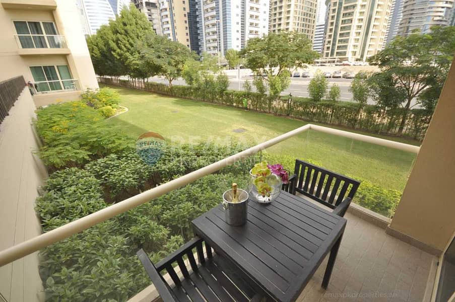 11 Exclusive Furnished 1Bed|Garden view|Chiller Free