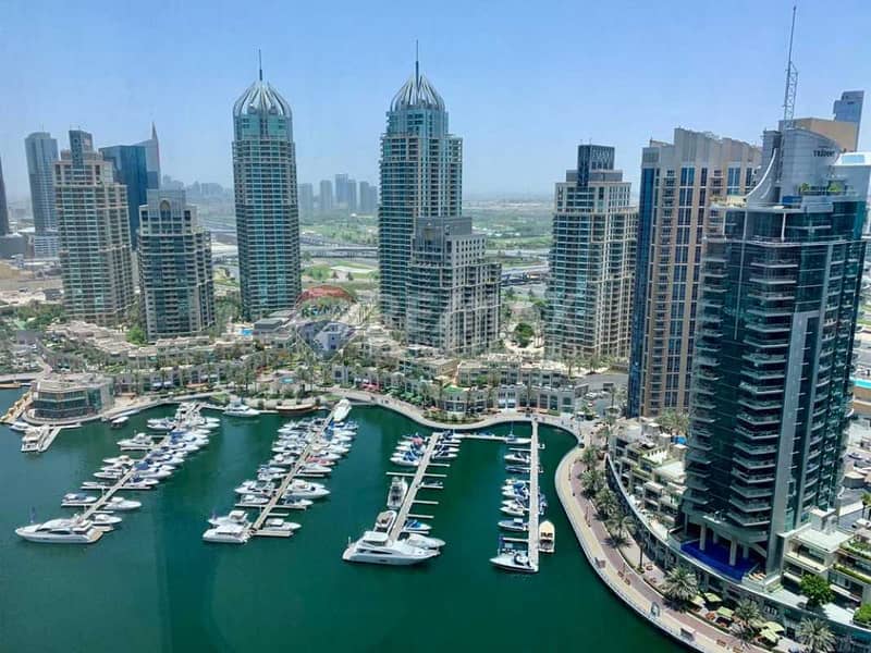 Bright Furnished 2 Bedrooms | Amazing Marina views