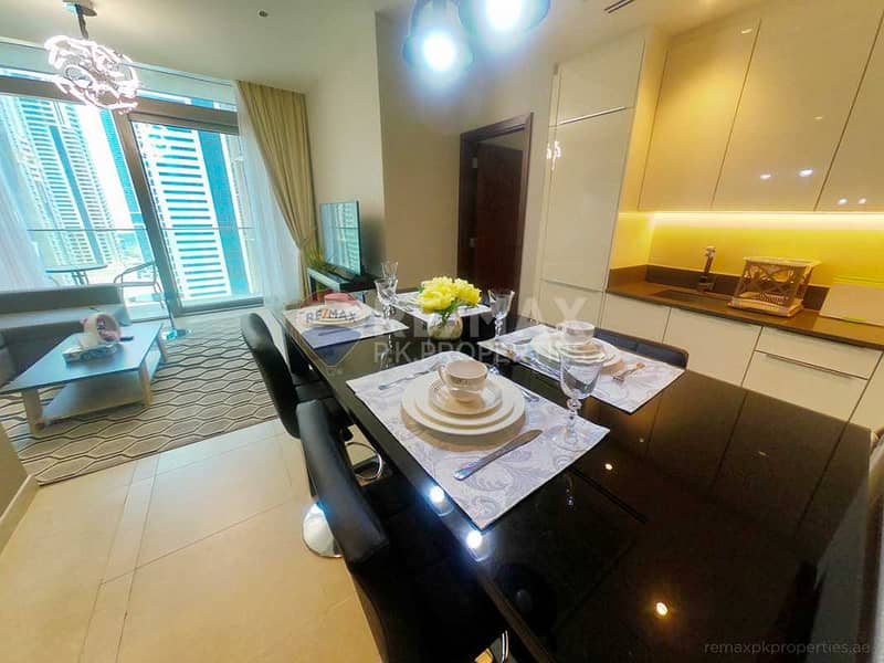 9 High floor fully furnished apartment | 2 Cheques
