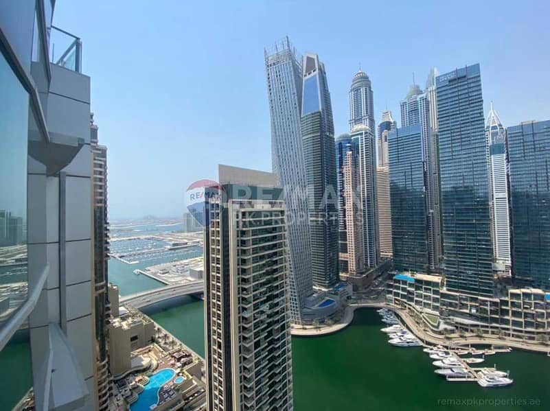 8 Full marina view | High floor | 2 Bhk plus maids