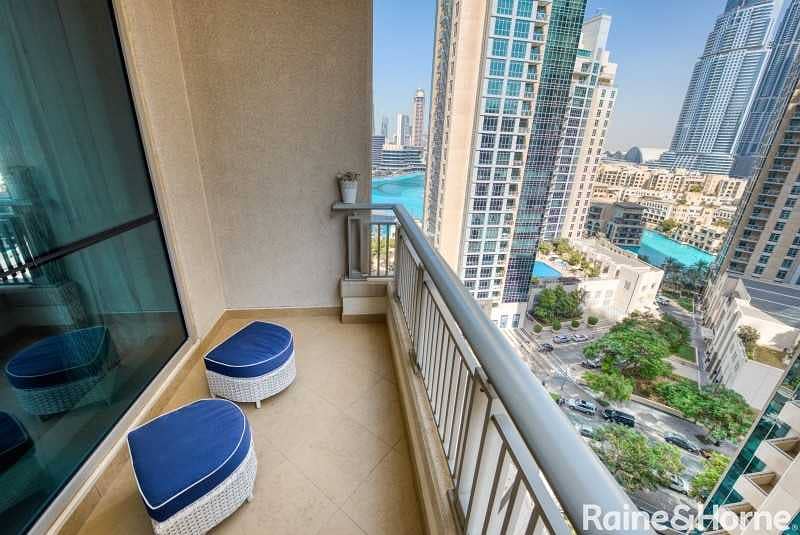 15 Furnished Studio |Partial Views Dubai Fountain