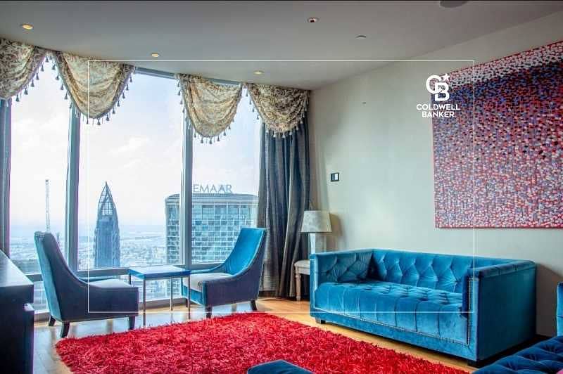 3 Furnished 2BR +  Maids room Downtown & Opera view