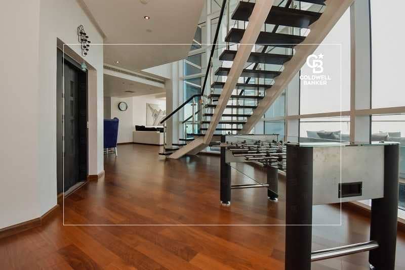 7 Gorgeous Duplex Penthouse |Own Elevator|High Floor
