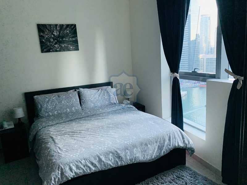 10 Fully Furnished| Mid Floor |Marina & JBR View