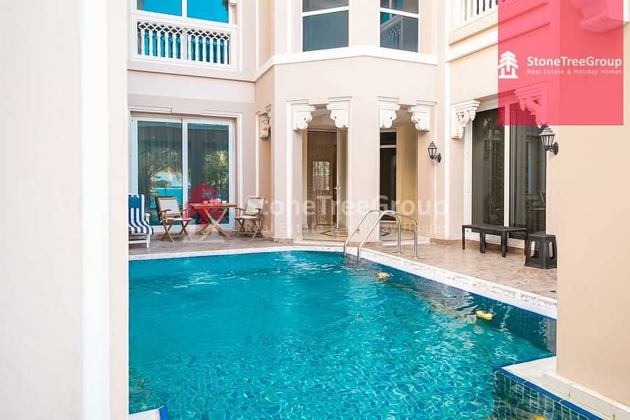 59 Spacious Villa in Palm Jumeirah | Taj Grandeur Residence |  No Commission!