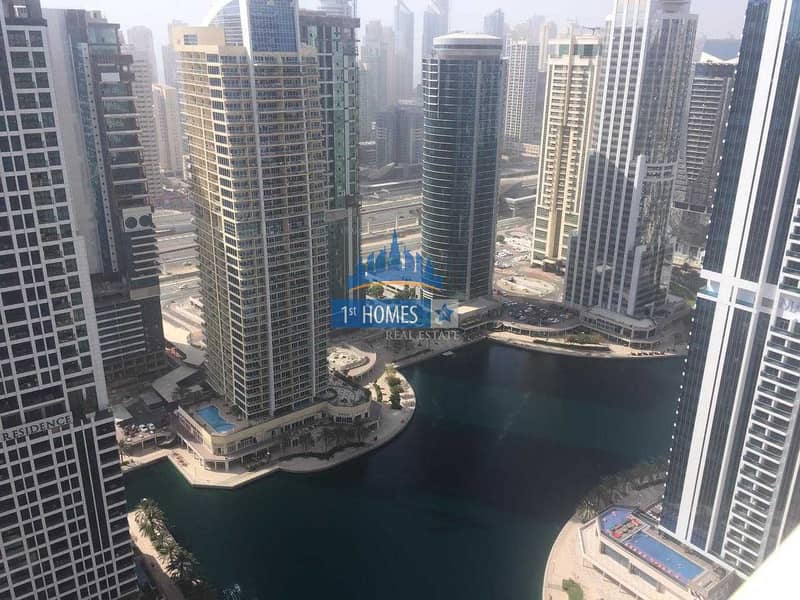 Large One Bedroom with lake view |High Floor in Dubai Star- JLT