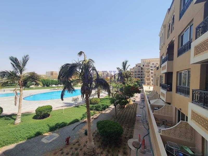 4 Pool and Garden View | Unfurnished studio