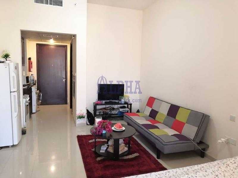 8 Monthly rent !!! Furnished studio apartment with community view