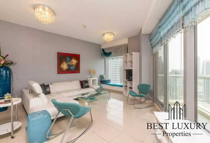 6 AMAZING 2BR | FURNISHED | MARINA VIEW  |FOR RENT