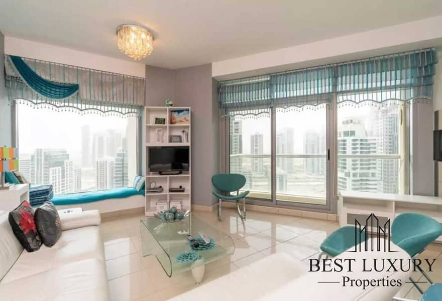 7 AMAZING 2BR | FURNISHED | MARINA VIEW  |FOR RENT