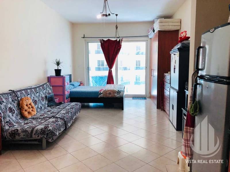 Spacious Studio Apartment For Sale| Unfurnished| With Parking and Balcony
