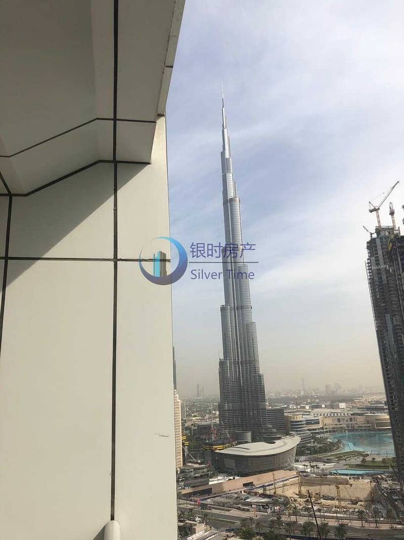3 Full Burj Khalifa View/ Spacious 1BR / Vacant on May