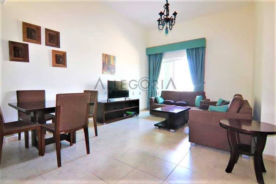 Fully Furnished 1 Bedroom, Amazingly Maintained