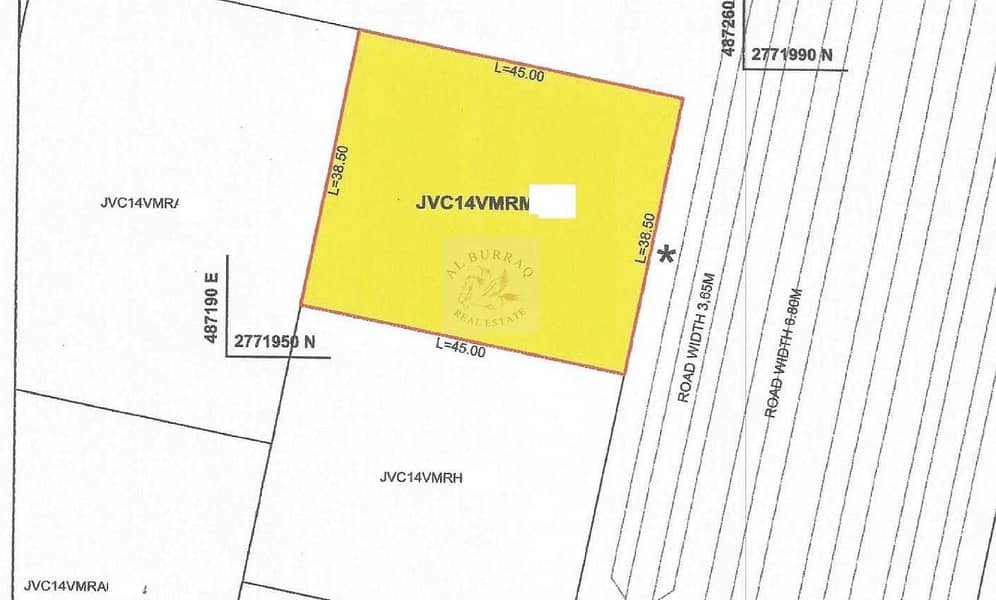 6 LARGE PLOT FOR SALE JVC G + 4P + 18  MIX USE