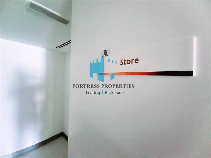21 Corner Showroom | Prime Location in Corniche | GF + Mezz | 6