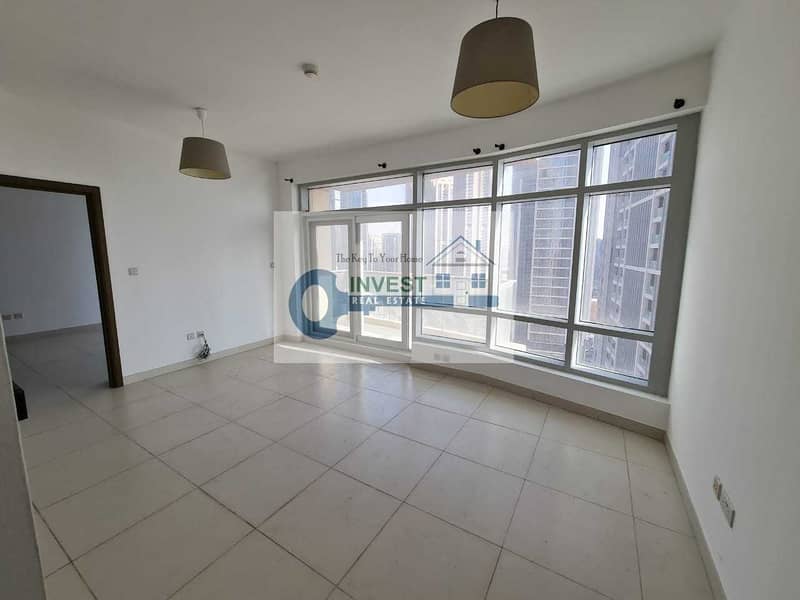8 1BR with fountain and sea view chiller free with kitchen appliances call for viewing