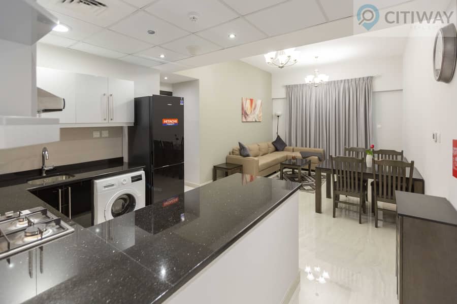 14 Fully Furnished 1 BR | Balcony | Spacious