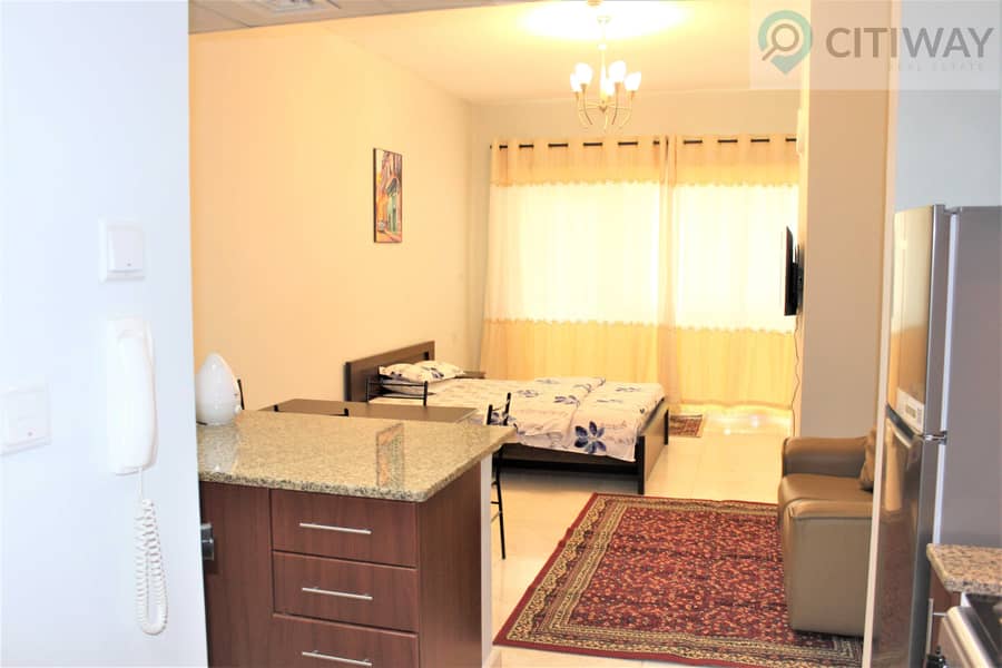 2 Fully Furnished Studio | with Balcony | Business bay