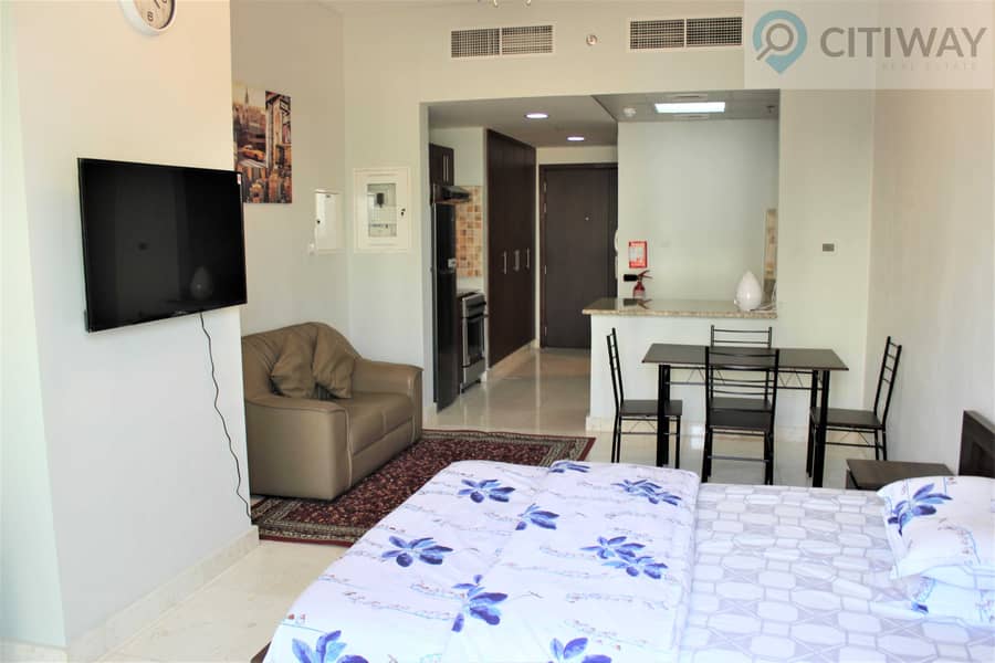 13 Fully Furnished Studio | with Balcony | Business bay