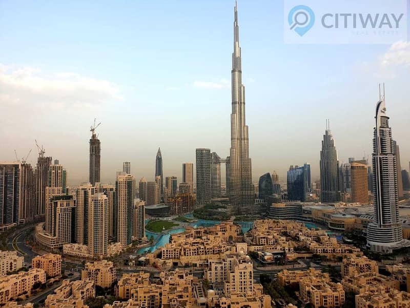 6 Furnished 2BR | Full Burj Khalifa View
