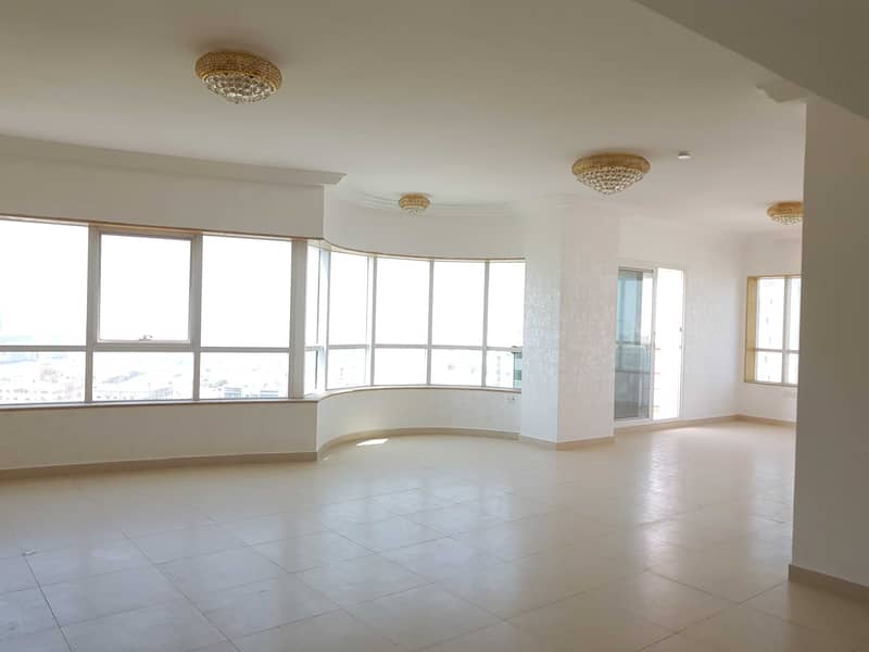 Lavish View With High Class Finishing 3BHK Apt + Maid's Room HC Parking In Just 75K At Buhairah Corniche ,Sharjah