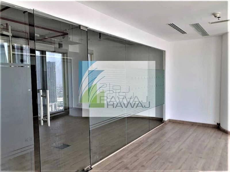 3 FITTED OFFICE WITH GLASS PARTITION  FOR RENT AT THE CITADEL