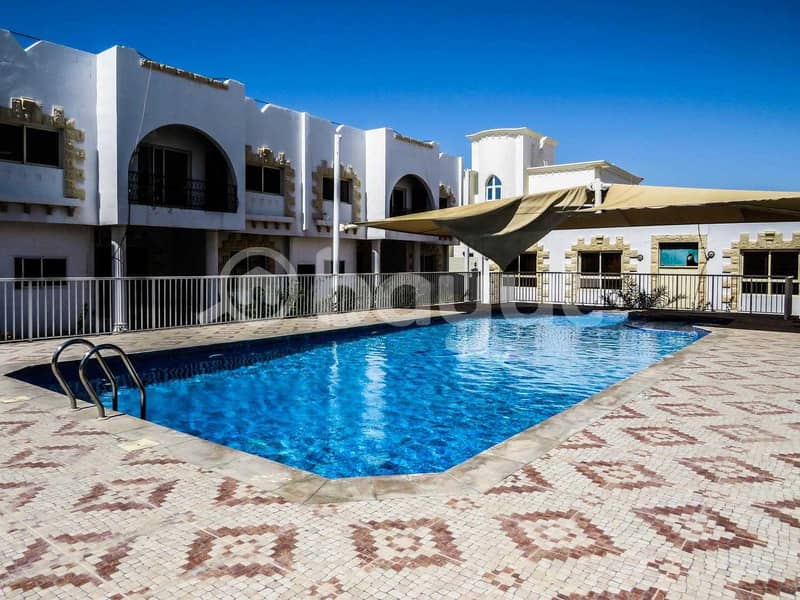 2 KHALIFA CITY A- FURNISHED STUDIO | SWIMMING-POOL | 2800 M/P