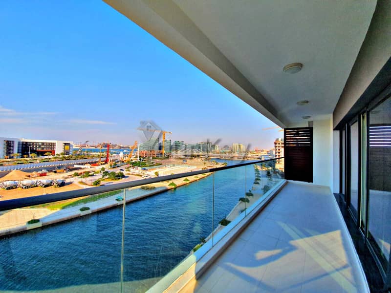Prestigious 2BR +Maids room with Huge Terrace | Canal View