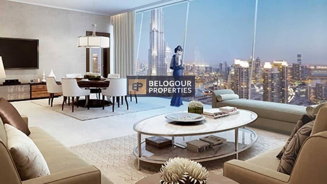 9 BURJ KHALIFA  VIEW ll ULTRA LUXURIOUS APARTMENT ll 2 YR PP