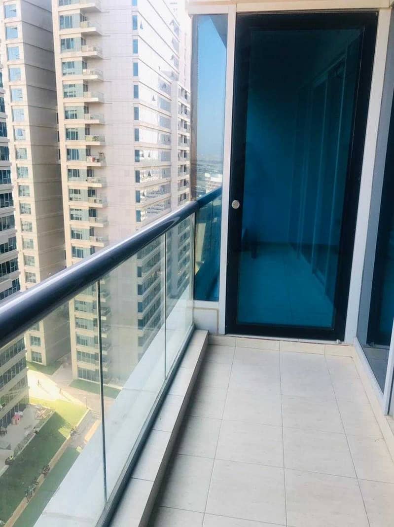 4 Lowest Price 1Bhk With Balcony Pool View For Sale In Skycourts Tower