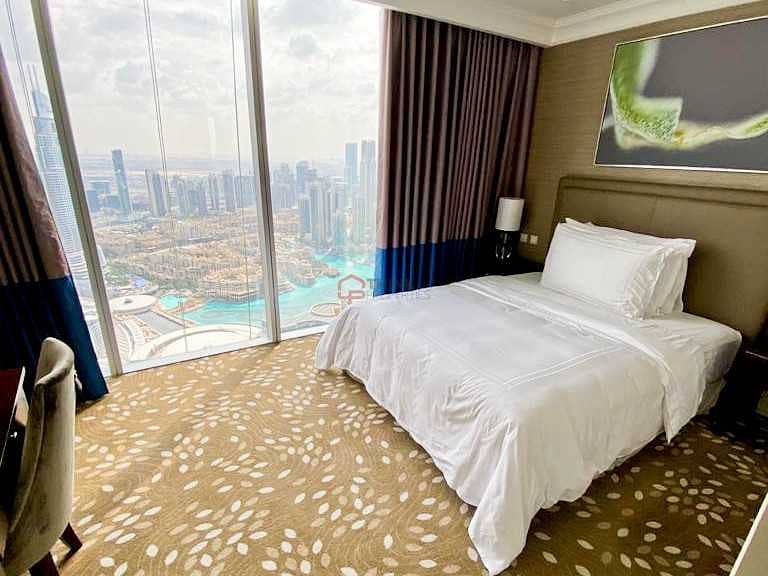 12 Furnished 4 Beds + Maids  Burj and  Fountain Views