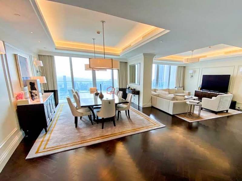 16 Furnished 4 Beds + Maids  Burj and  Fountain Views