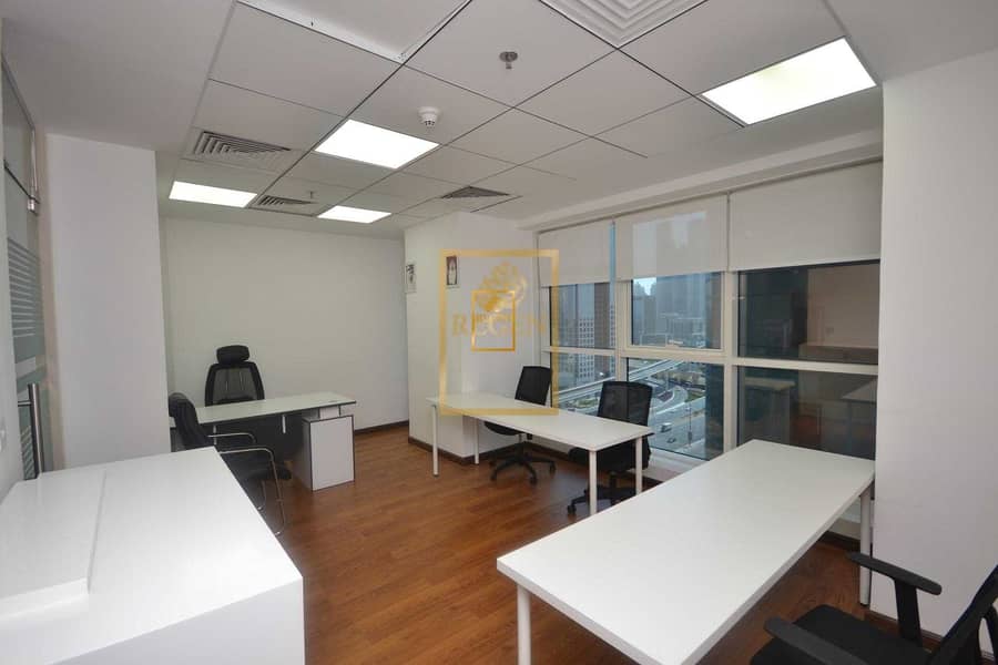 2 Aspin Tower - Furnished Office with EJARI For Rent