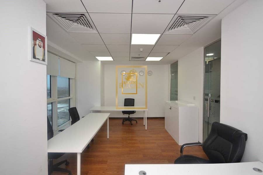 4 Aspin Tower - Furnished Office with EJARI For Rent